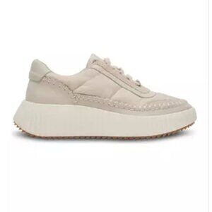 NEW DOLCE VITA Leather Dolen Sneakers for women in ivory 7253j7